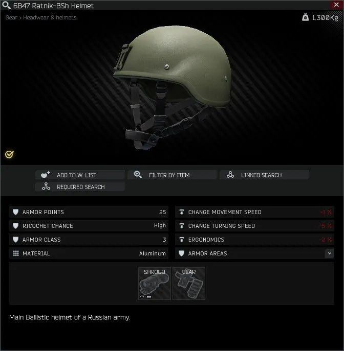 Tarkov Best Helmet Tier List Guide - All Armour Classes - Games Finder ...