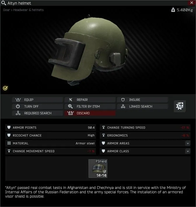 Tarkov Best Helmet Tier List Guide All Armour Classes Games Finder