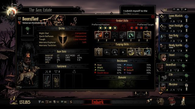 best quirks darkest dungeon antiquarian