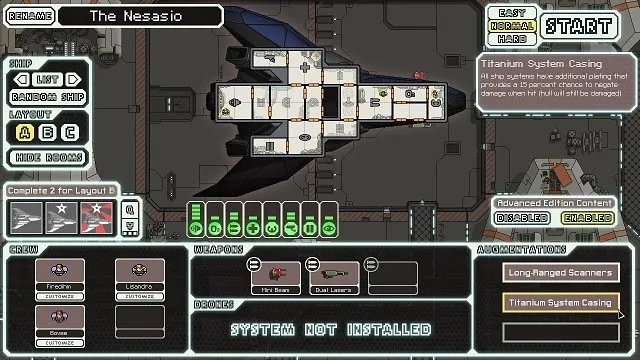 Top View Of Ship Ftl