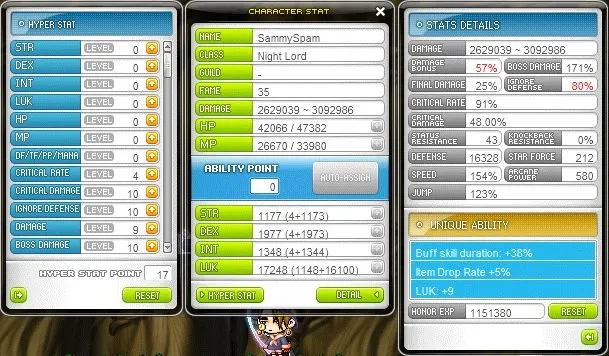 maplestory boss dmg for lotus