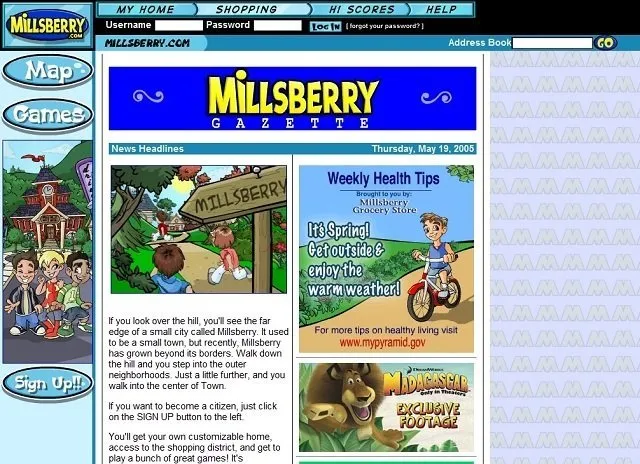 millsberry-website