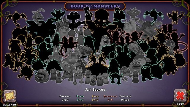 My Singing Monsters (MSM) Air Island Breeding Chart Guide - Games Finder