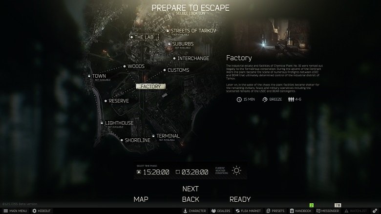 Escape From Tarkov Map List (2022)